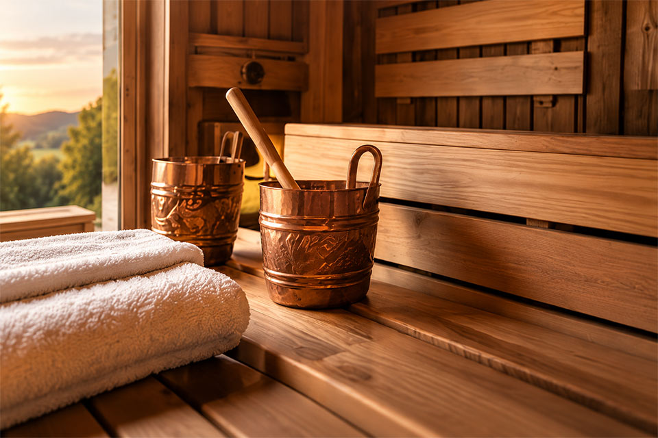 This is a sample blog post about the sauna hut